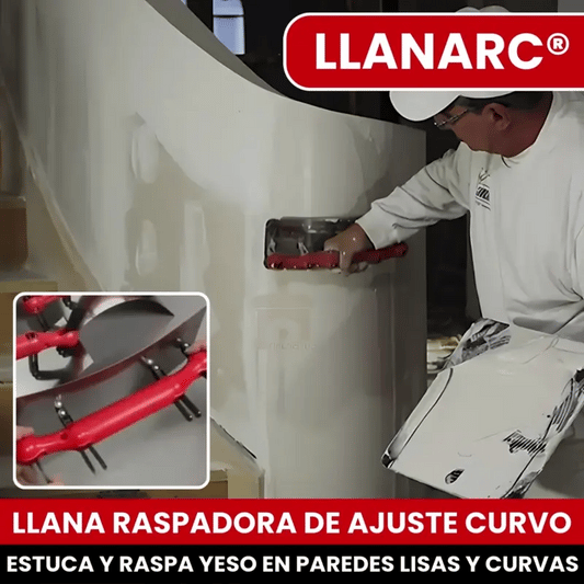 LLANARC® LLANA RASPADORA AJUSTABLE PARA SUPERFICIES CURVAS Y LISAS