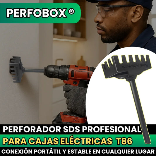 PERFOBOX® PERFORADOR SDS PROFESIONAL PARA CAJAS ELÉCTRICAS T86