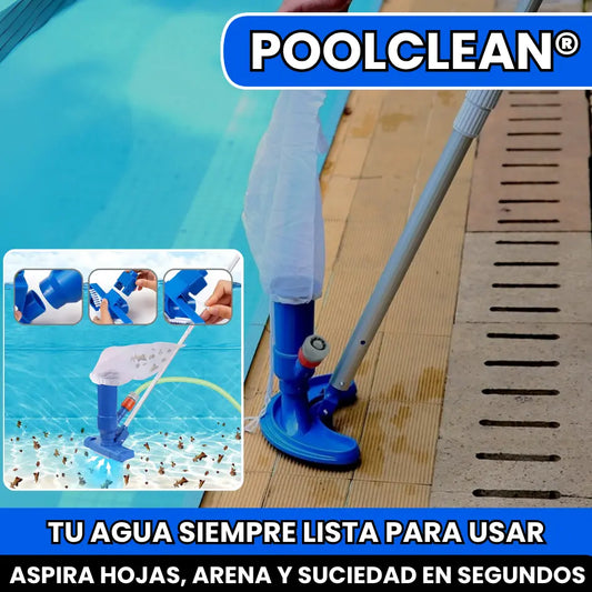 POOLCLEAN® ASPIRADORA ACUATICA MULTIFUNCIONAL LIMPIA PISCINAS, JACUZZI Y ALBERCAS