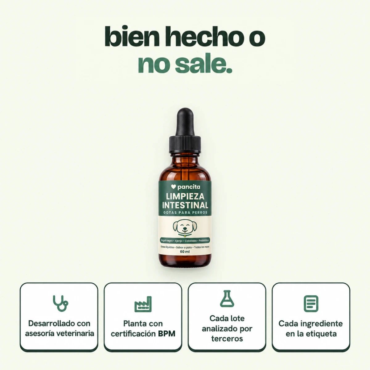 Gotas Pancita de limpieza intestinal para perros – imagen 6