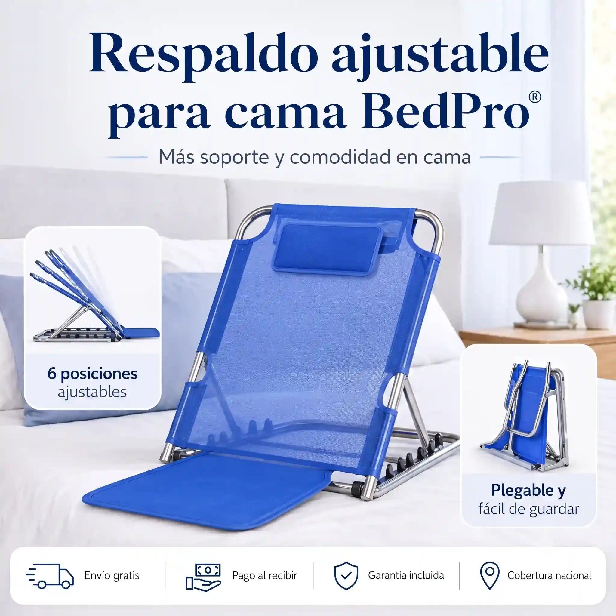Bedpro®  Soporte médico para la espalda y la columna vertebral para personas mayores