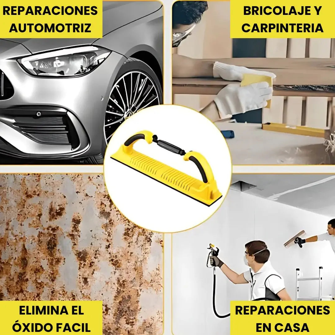 LIJAMAX®  4 PIEZAS DE LIJADORAS VELCRO AJUSTABLES