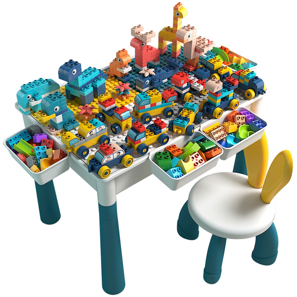 LegoMesa® Mesa Didactica Bloques Construccion