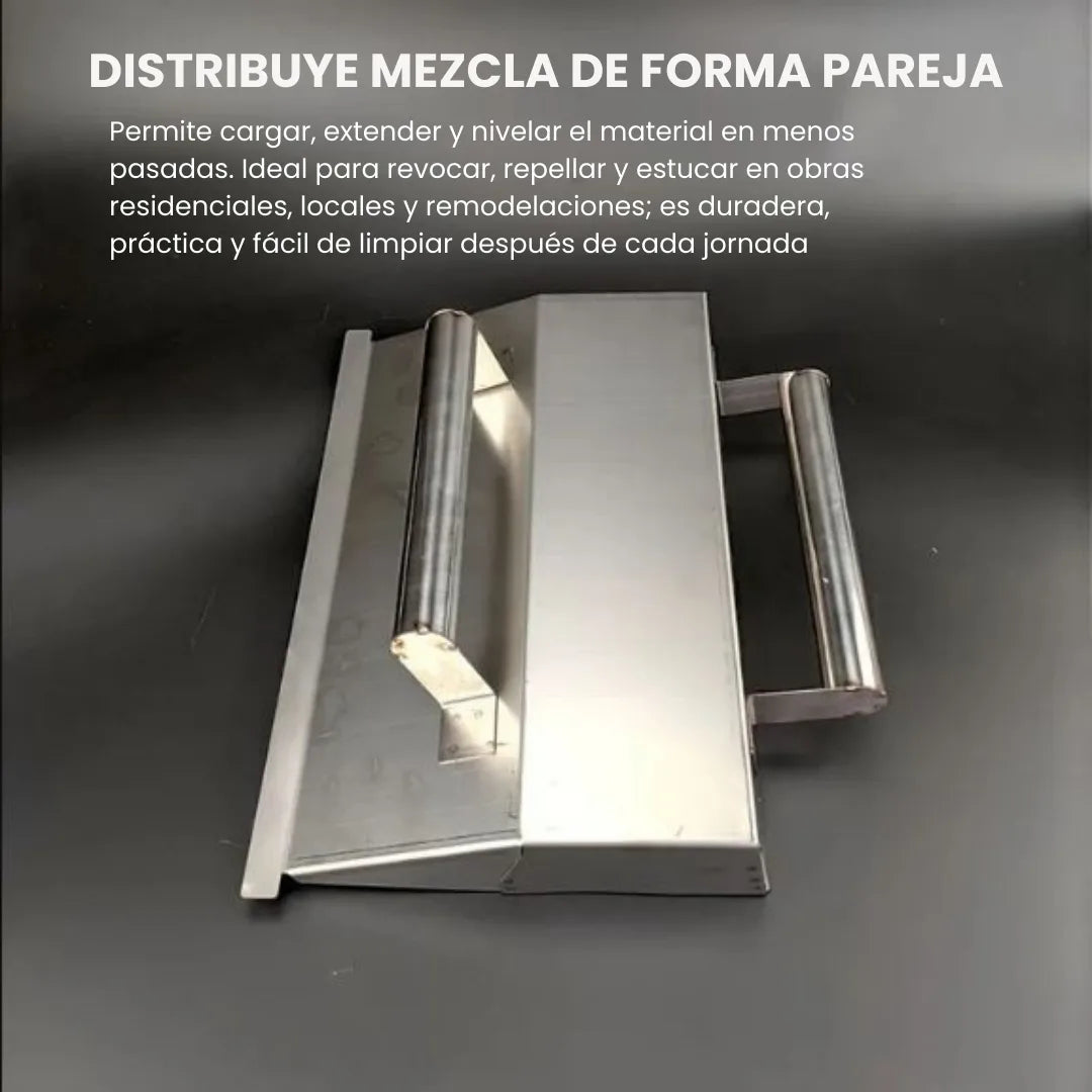 CAJALLANA® TOLVA LLANA RASPADORA DE CEMENTO Y ESTUCO, REPELLA, REVOCA Y ESTUCA MAS FACIL