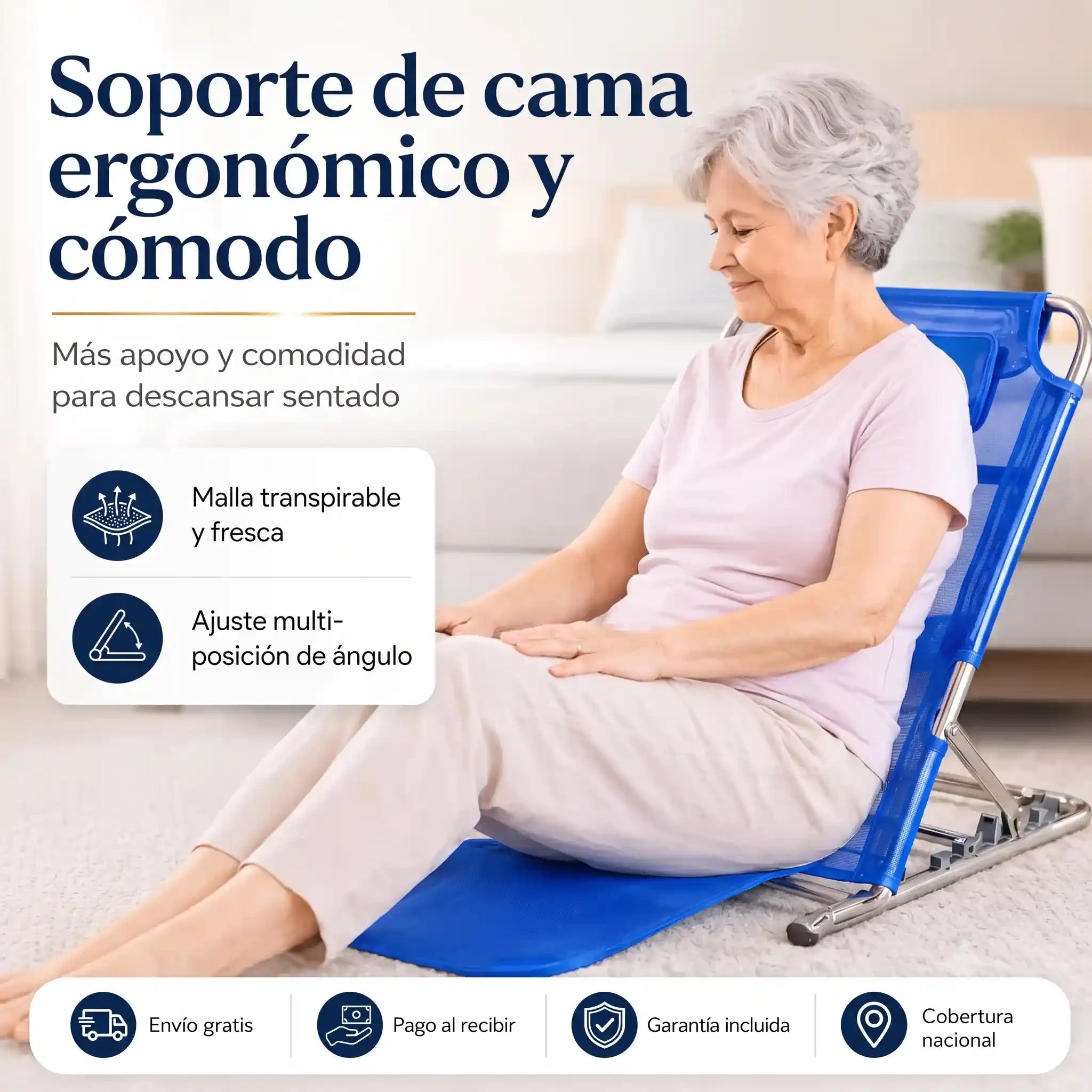Bedpro®  Soporte médico para la espalda y la columna vertebral para personas mayores