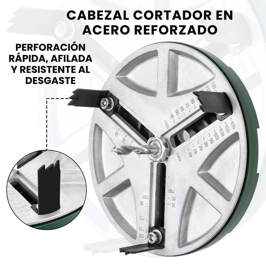 BROCAFLEX® ADAPTADOR GRADUABLE DE SIERRA PARA CORTE CIRUCLAR