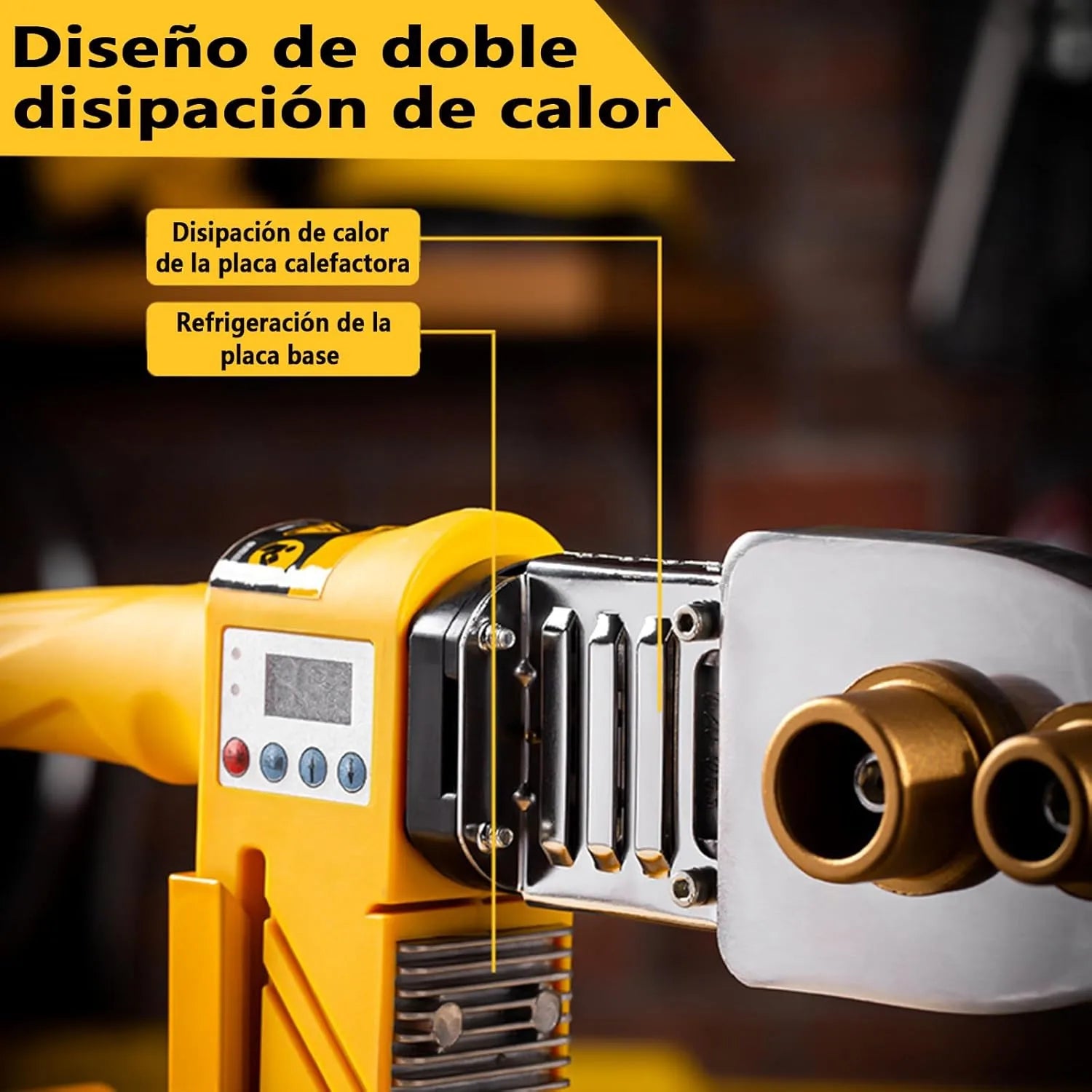 TERMOPPR® TERMOFUSOR SOLDADOR DE TUBERIA PPR Y PVC