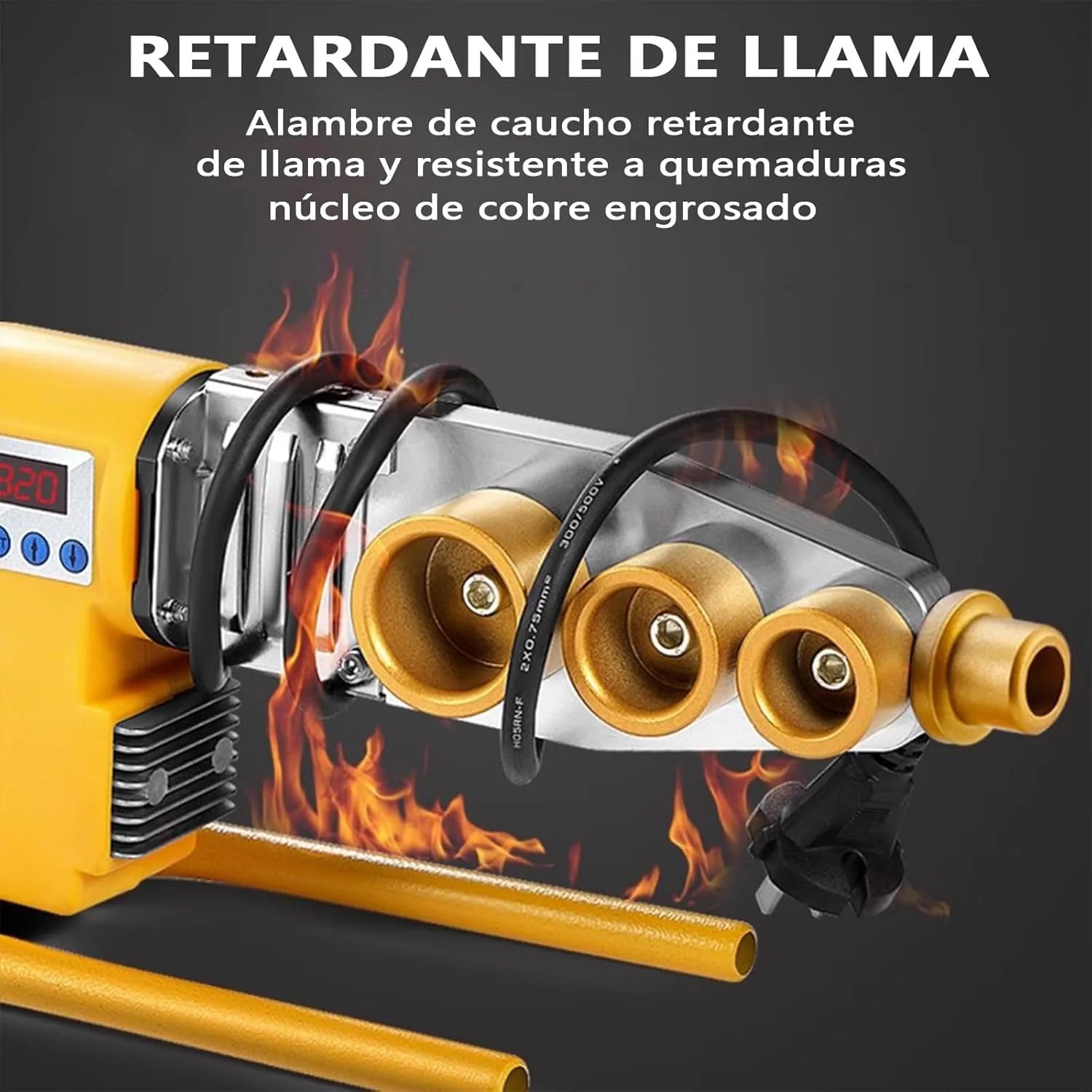 TERMOPPR® TERMOFUSOR SOLDADOR DE TUBERIA PPR Y PVC