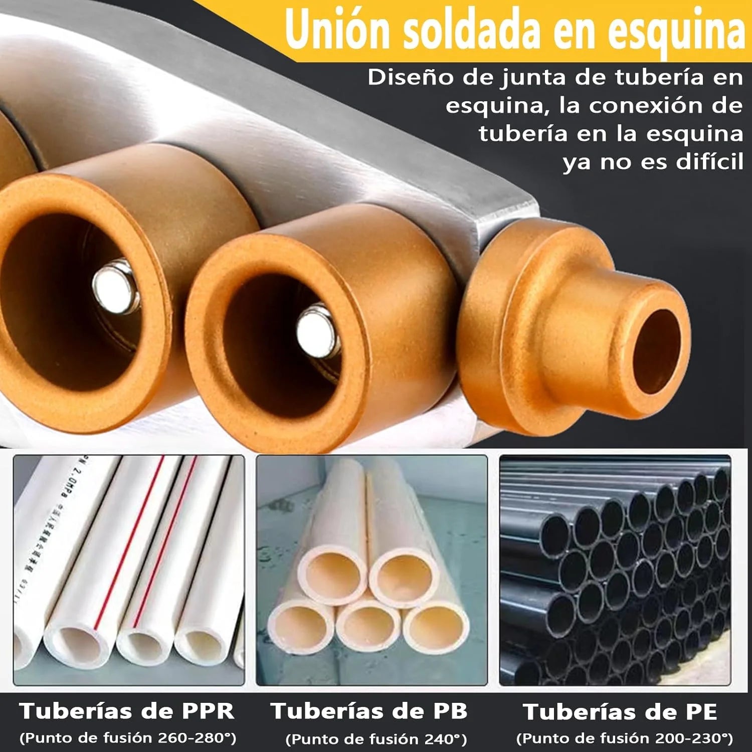 TERMOPPR® TERMOFUSOR SOLDADOR DE TUBERIA PPR Y PVC