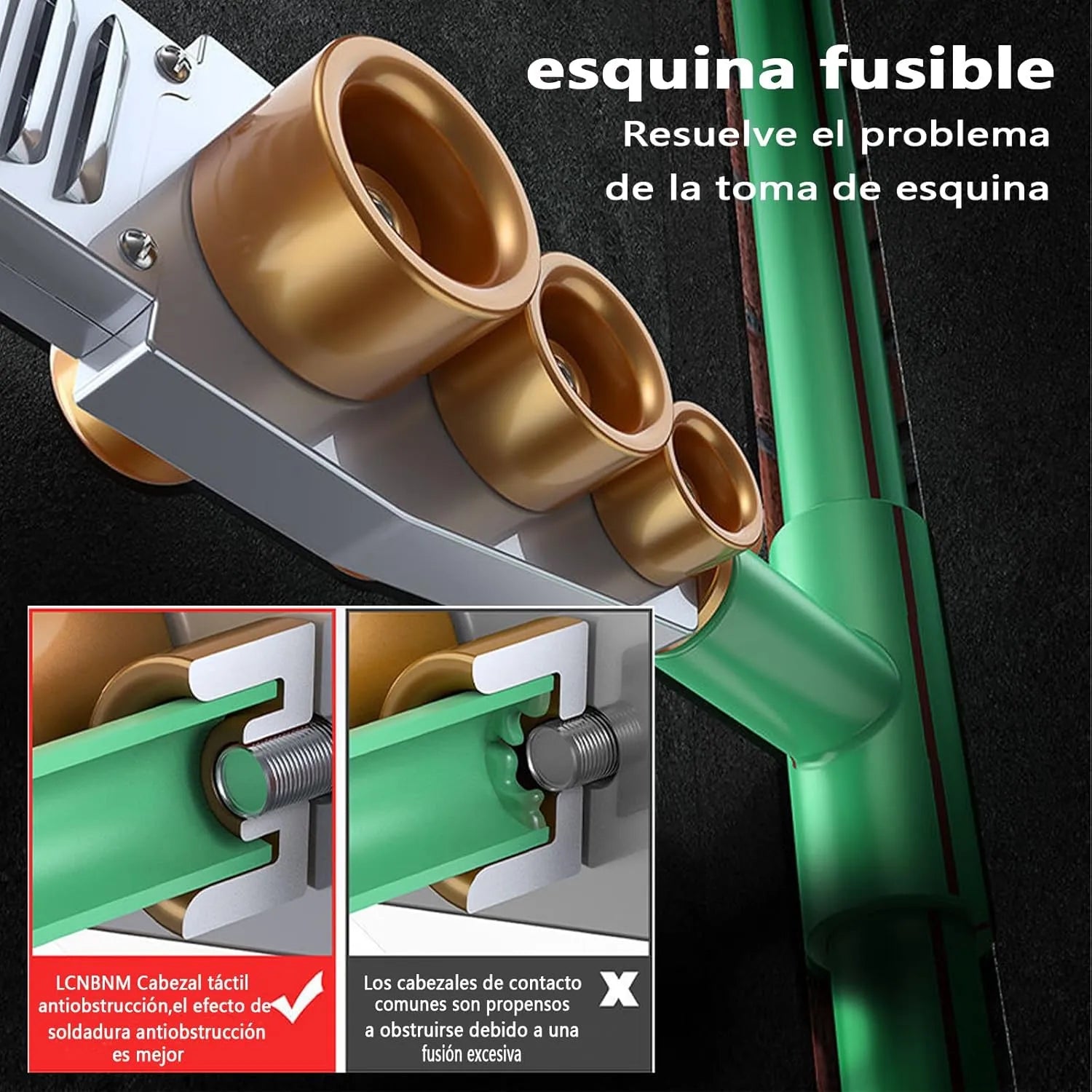 TERMOPPR® TERMOFUSOR SOLDADOR DE TUBERIA PPR Y PVC