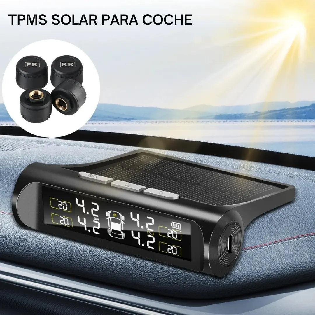 PressionX® Sistema solar de monitoreo de presión de neumáticos
