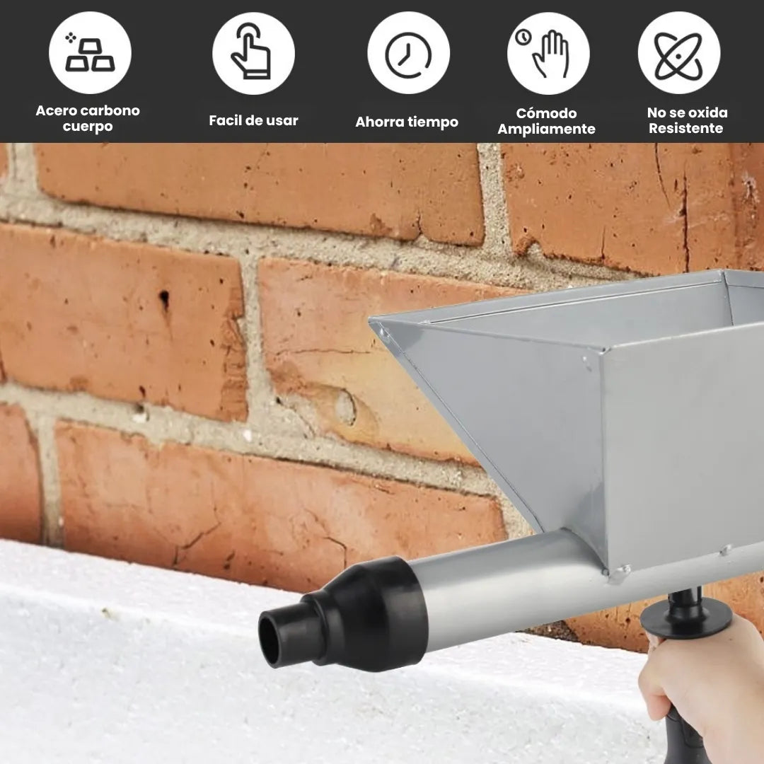 MORTEX® BOMBA MEZCLADORA DE CEMENTO Y CAL, RESANA ENCHAPE Y SELLADOR DE FISURAS CON MORTERO
