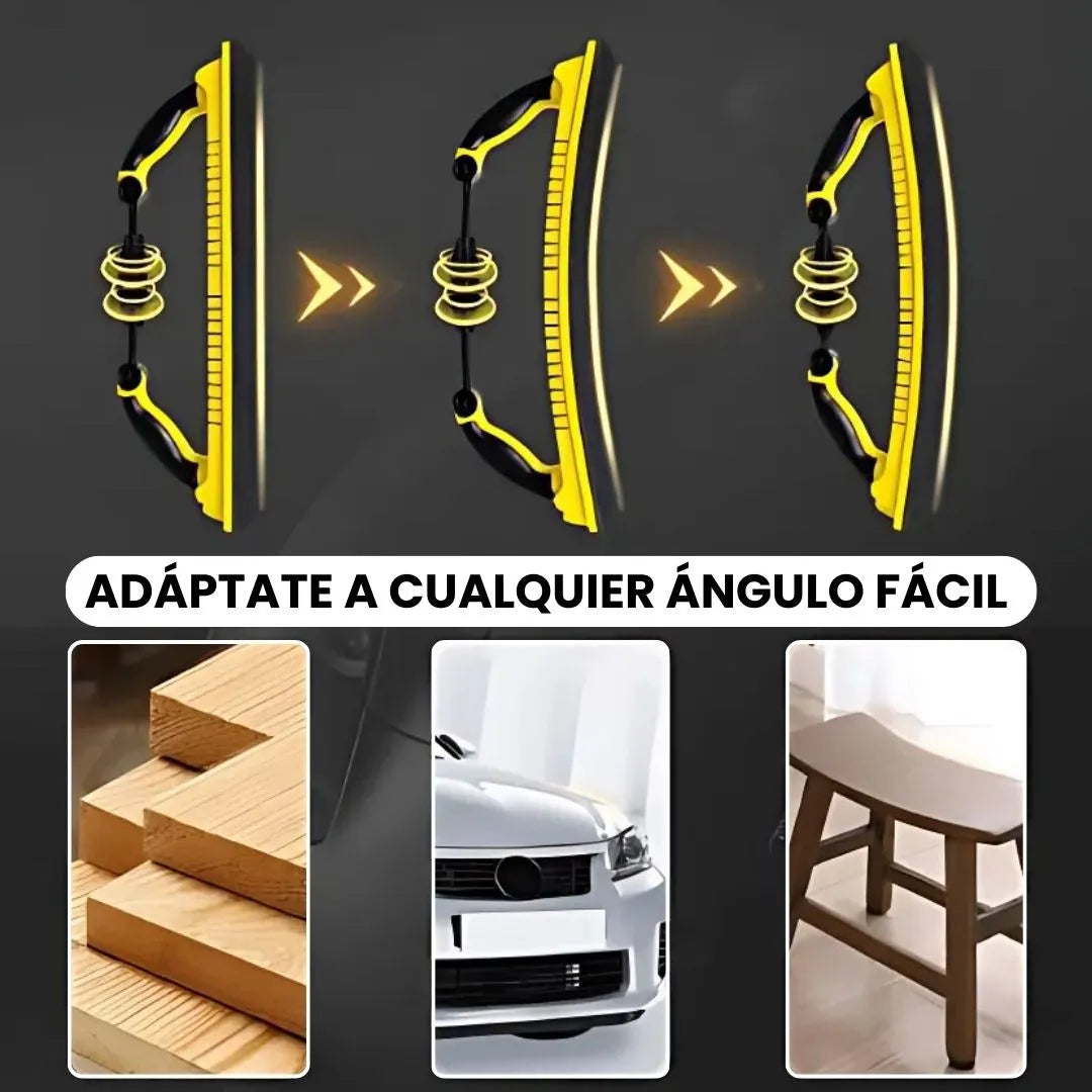 LIJAMAX®  4 PIEZAS DE LIJADORAS VELCRO AJUSTABLES