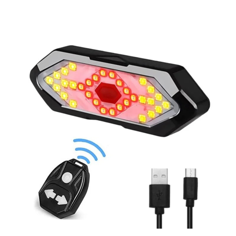 Turnix® Aumenta tu seguridad en bici hasta 10X Luces Led Direccionales para Bicicleta