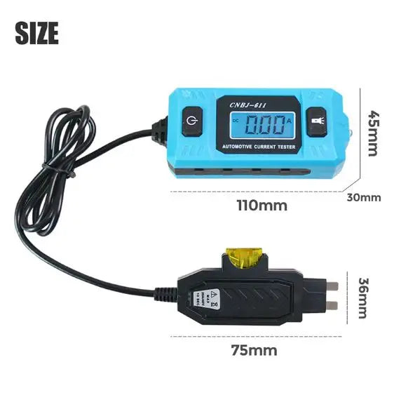 Tester CBNJ® Comprobador de corriente portátil para coche