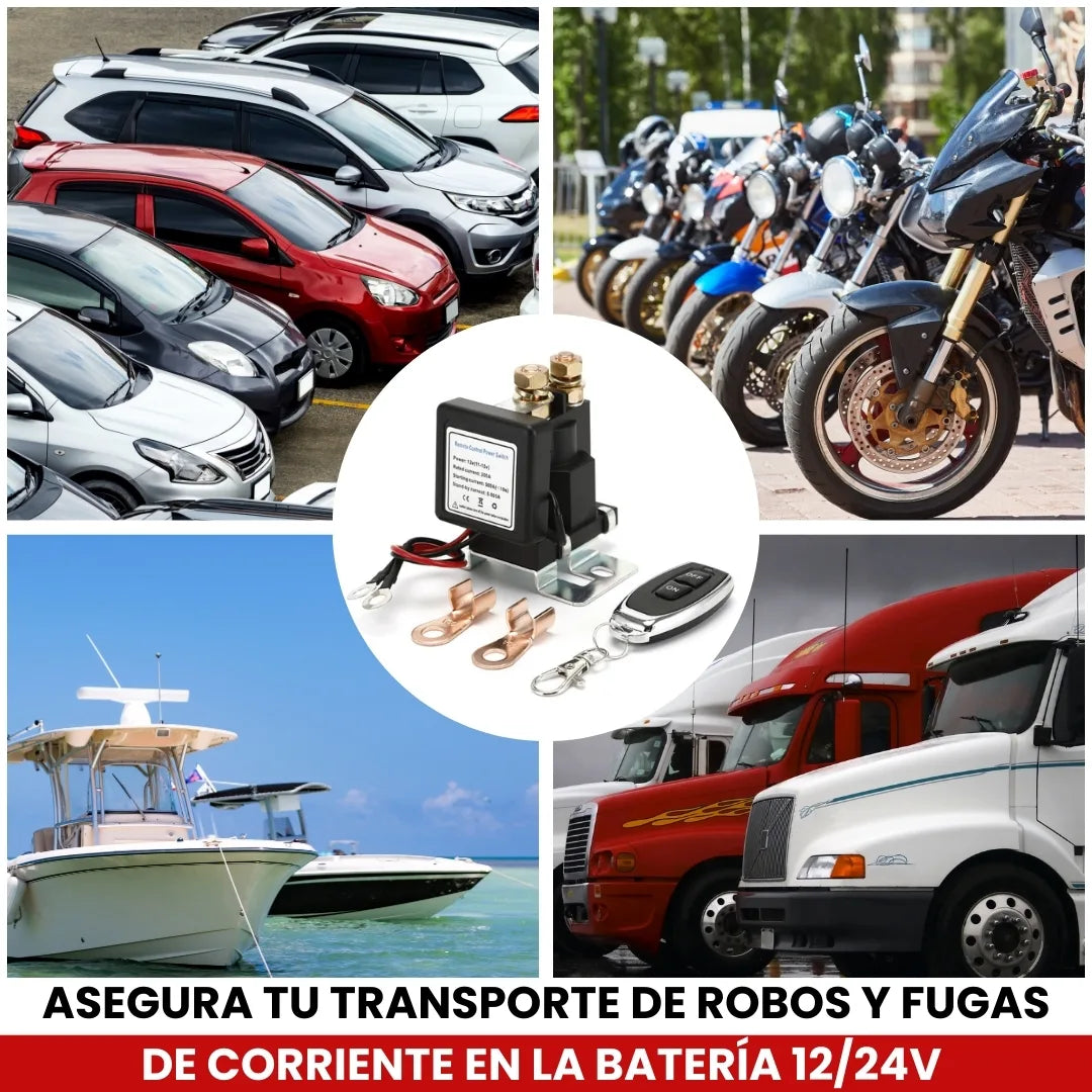 CORTAVOLT® RELÉ INTERRUPTOR PARA BATERIAS DE CARROS