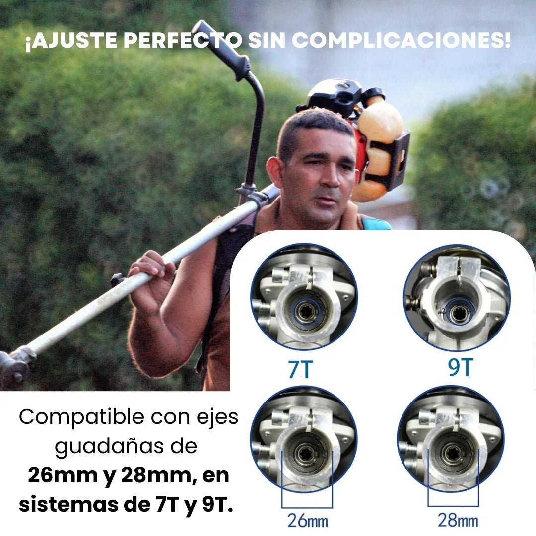 GRAMAROD® RUEDA PARA DESHIERBE, LABRAR Y CORTARCESPED DE 26MM