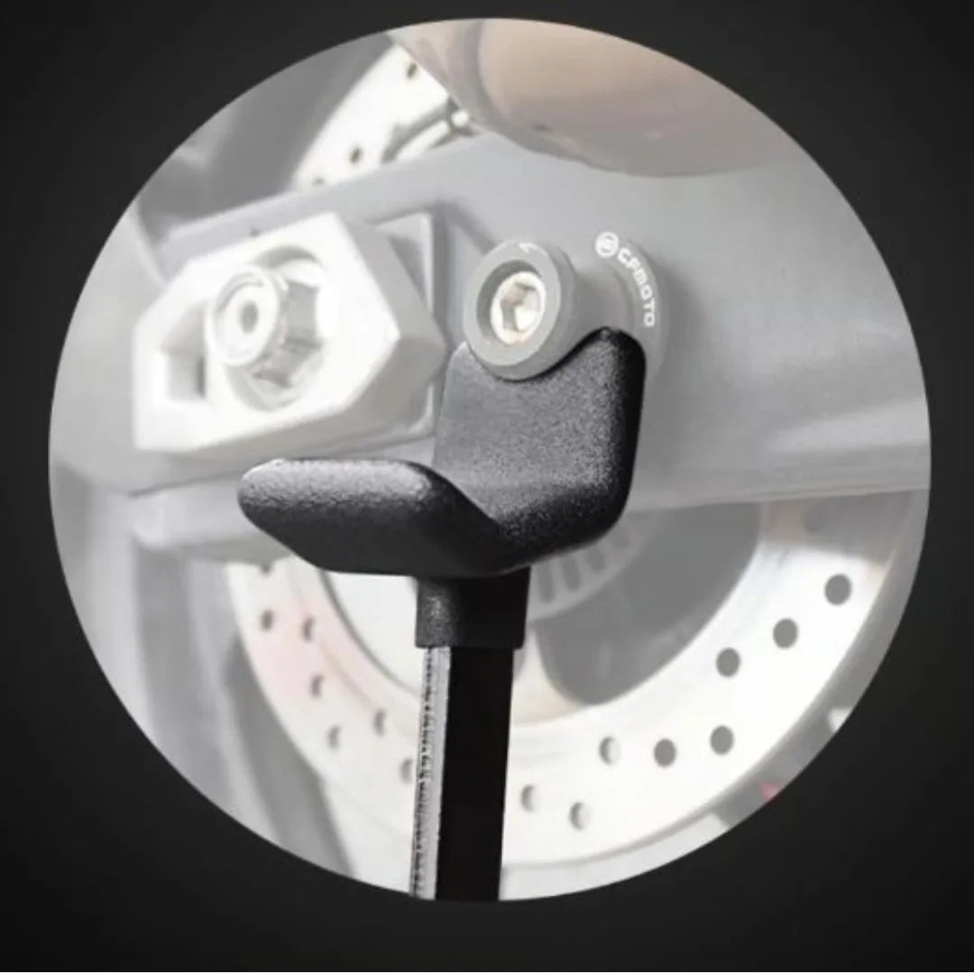 KOBRAUP® GATO CABALLETE PARA MOTOS EN ACERO CARBONADO