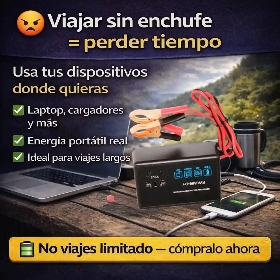 CarVolt® Convertidor Multifuncional Auto 12V/24V a 220V