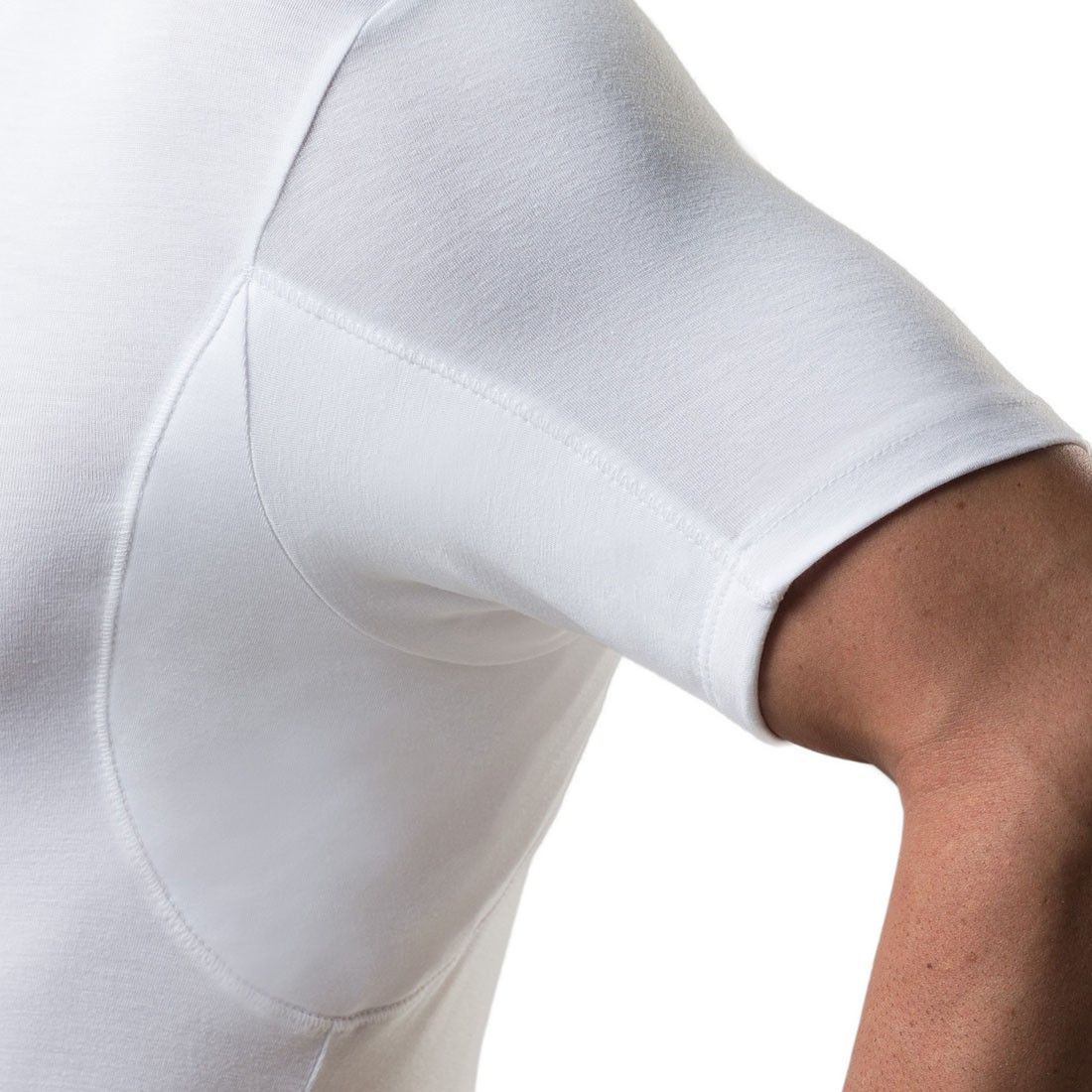 DRYVEX® Camiseta interior para hombre resistente al sudor - Cuello en V ajustado