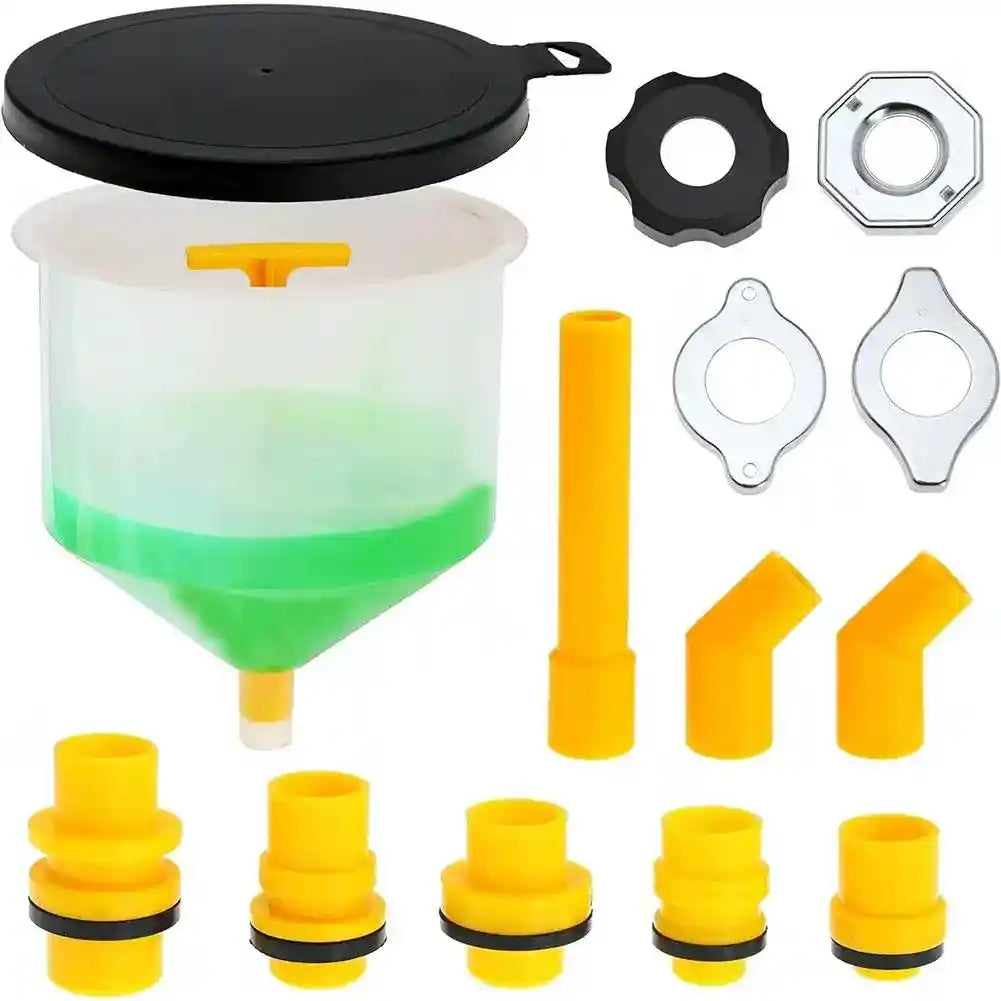 SEDYPRO® Embudo De Carro 15 Pzas Para Refrigerante