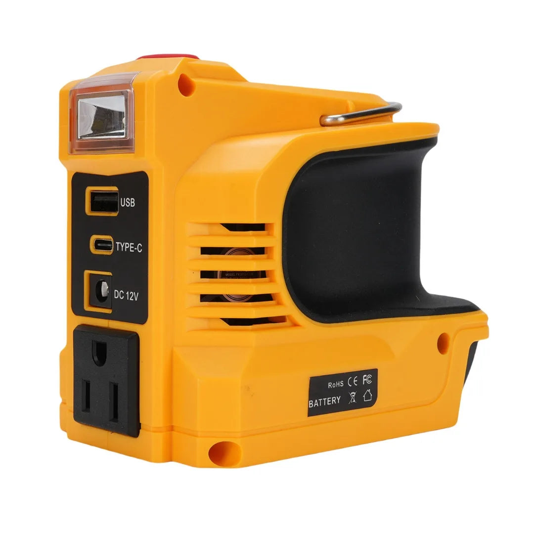 ENERBOX® IINVERSOR COMPACTO DE CC A CA: ADECUADO PARA AUTOS, AUTOCARAVANAS Y USO EN EXTERIORES