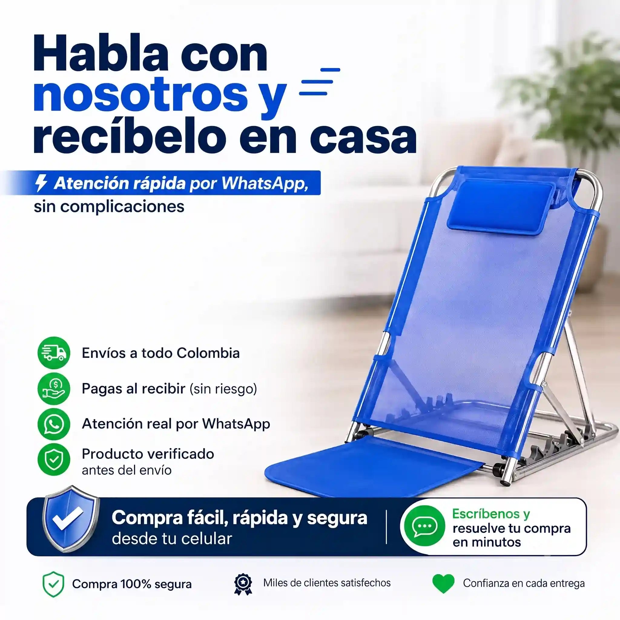 Bedpro®  Soporte médico para la espalda y la columna vertebral para personas mayores