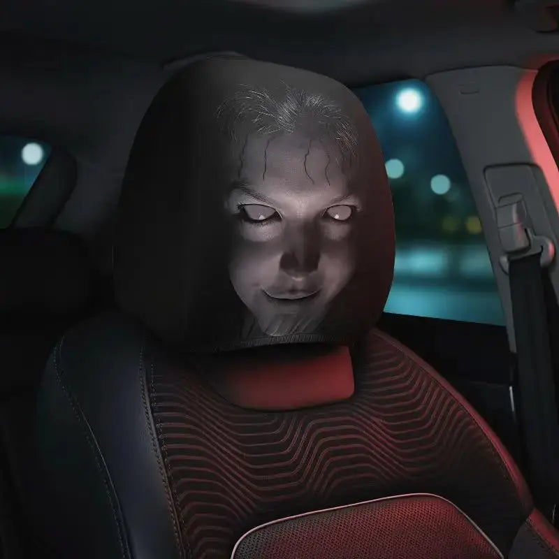 Halloboo® Fundas de Terror para Reposacabezas de carros en Halloween X2