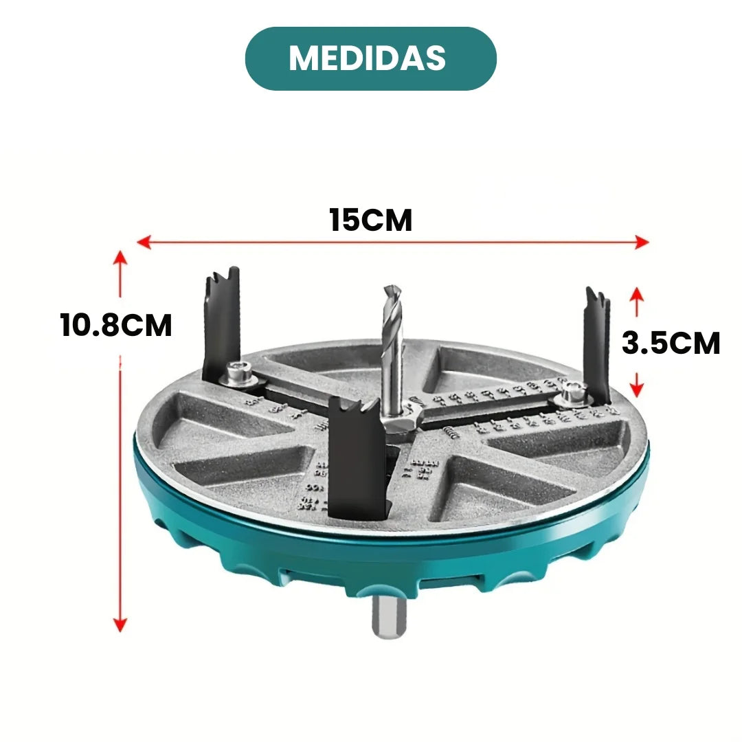 BROCAFLEX® ADAPTADOR GRADUABLE DE SIERRA PARA CORTE CIRUCLAR