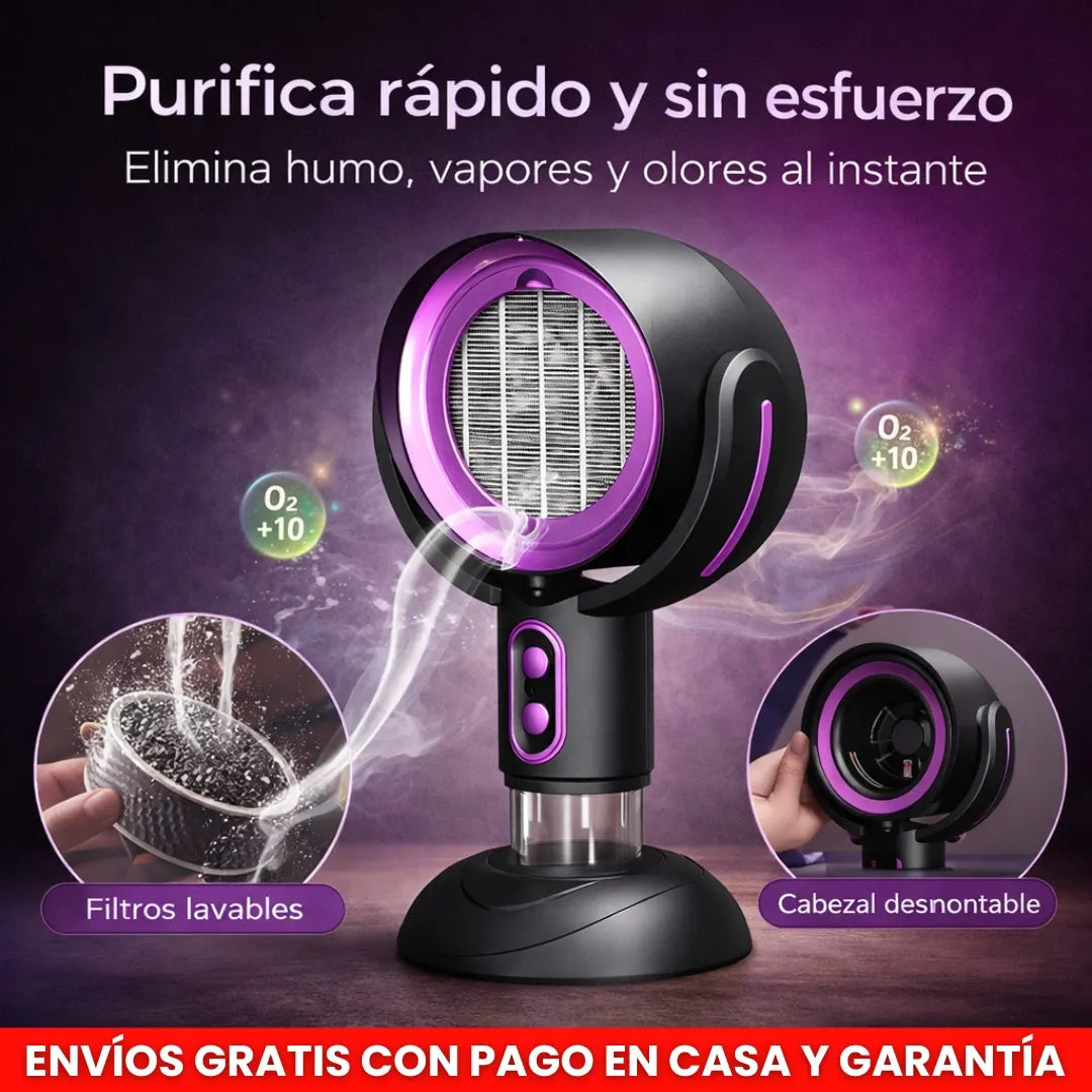 AiroMax® Extractor portátil recargable 2400 mAh