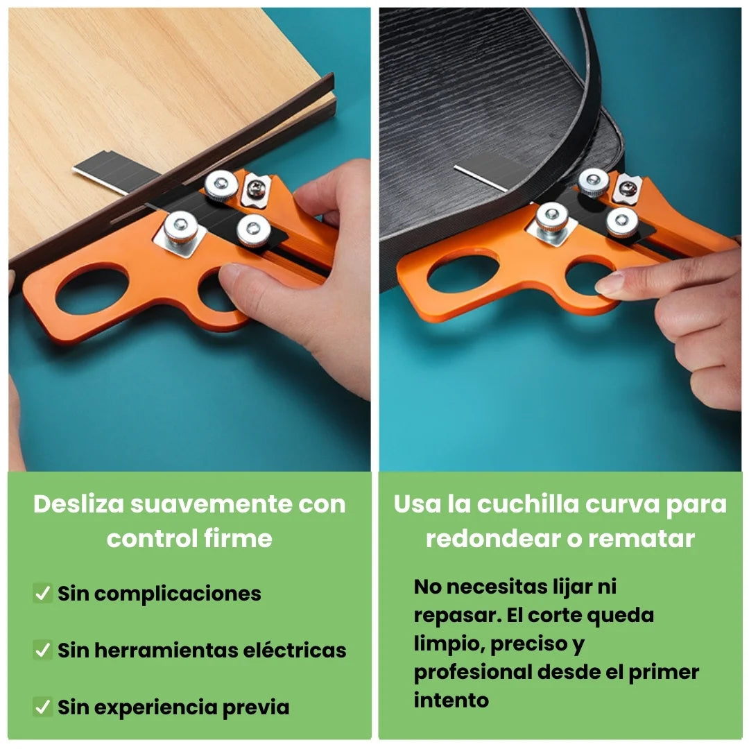 BordyPro® Recortadora De Bordes Manual, corta bordes rectos y curvos