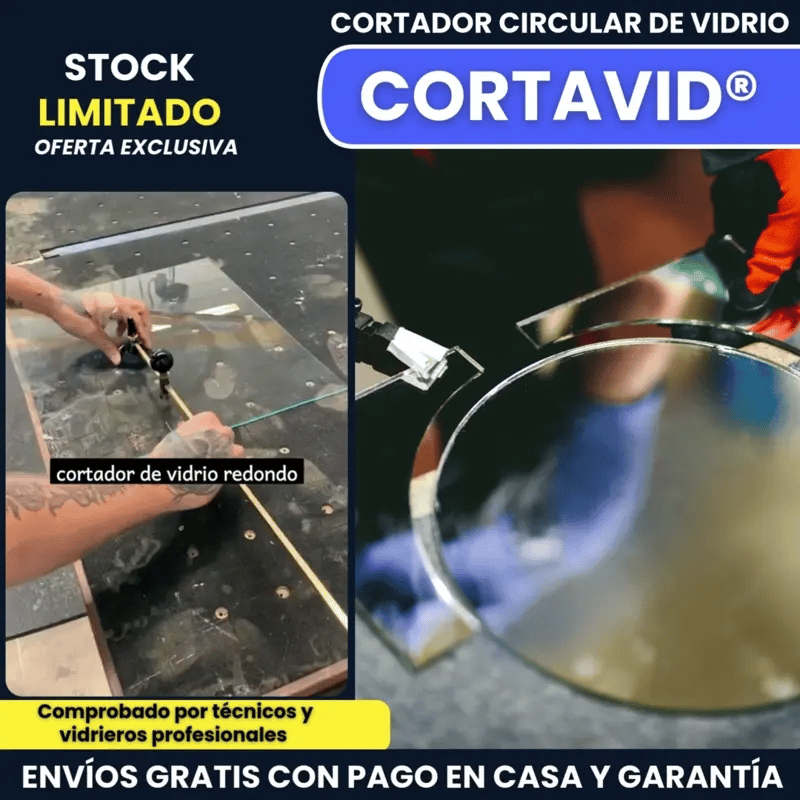 CORTAVID® CORTADOR CIRCULAR DE VIDRIO PROFESIONAL 1.20