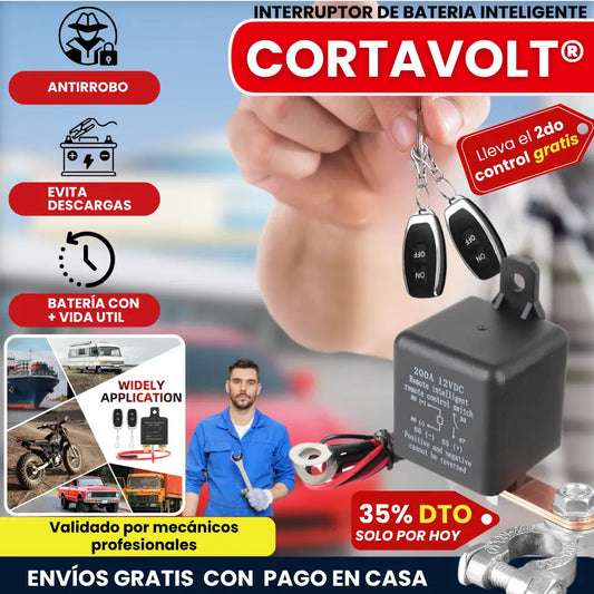 CORTAVOLT® RELÉ INTERRUPTOR PARA BATERIAS DE CARROS