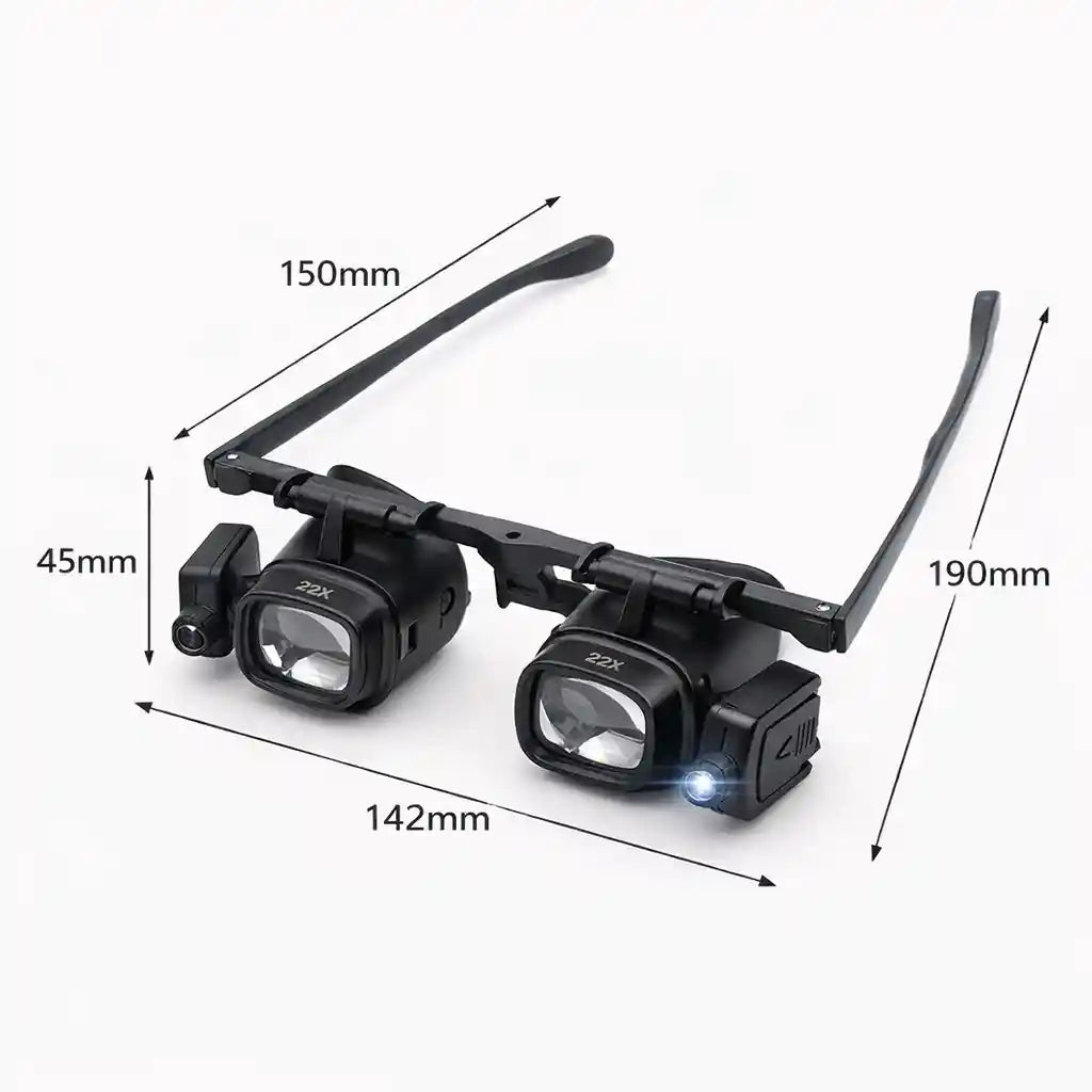 OptiZoom® Gafas Lupa Accesorios Intercambiables