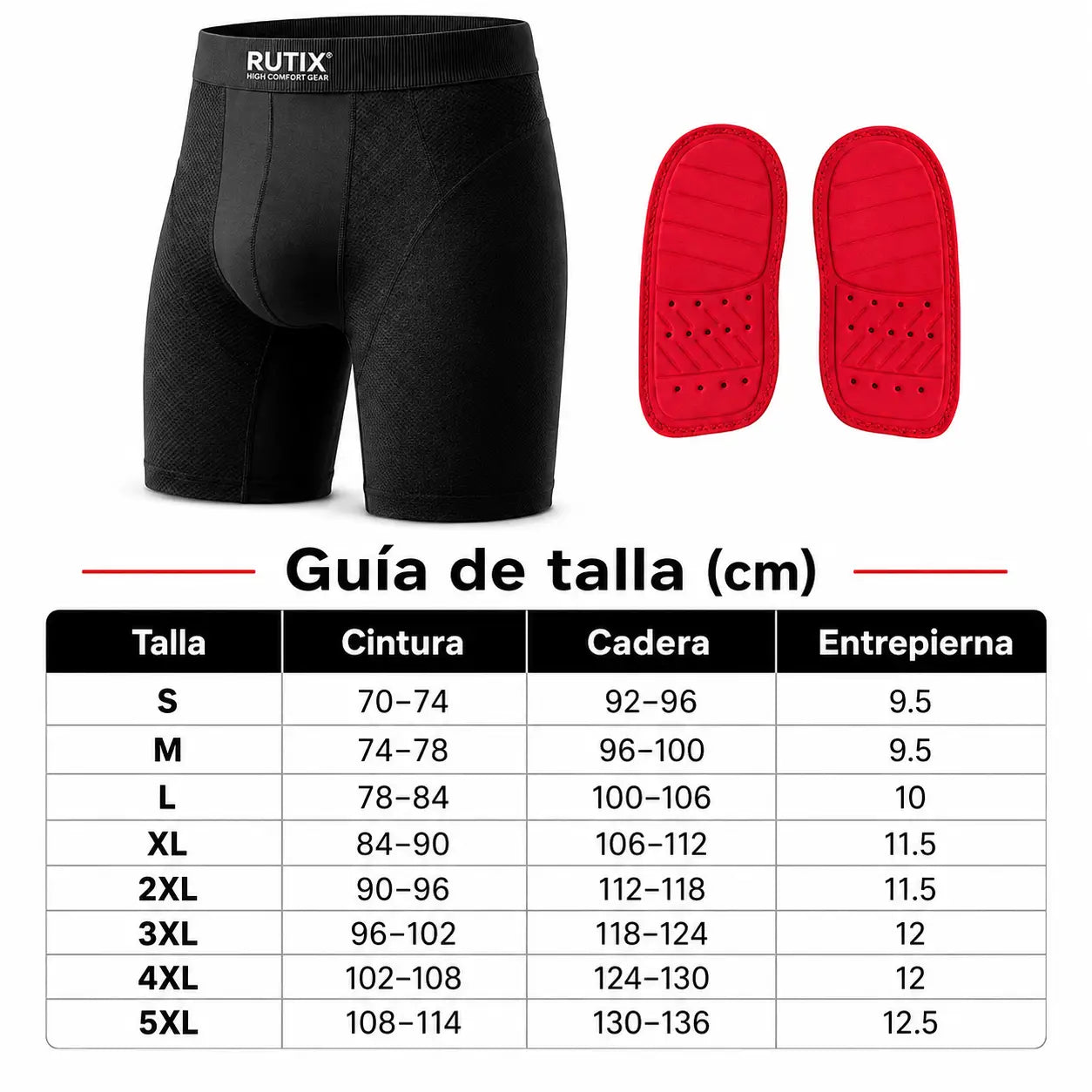 Rutix® – Short Acolchado para Motociclistas | Más Comodidad en Rutas Largas