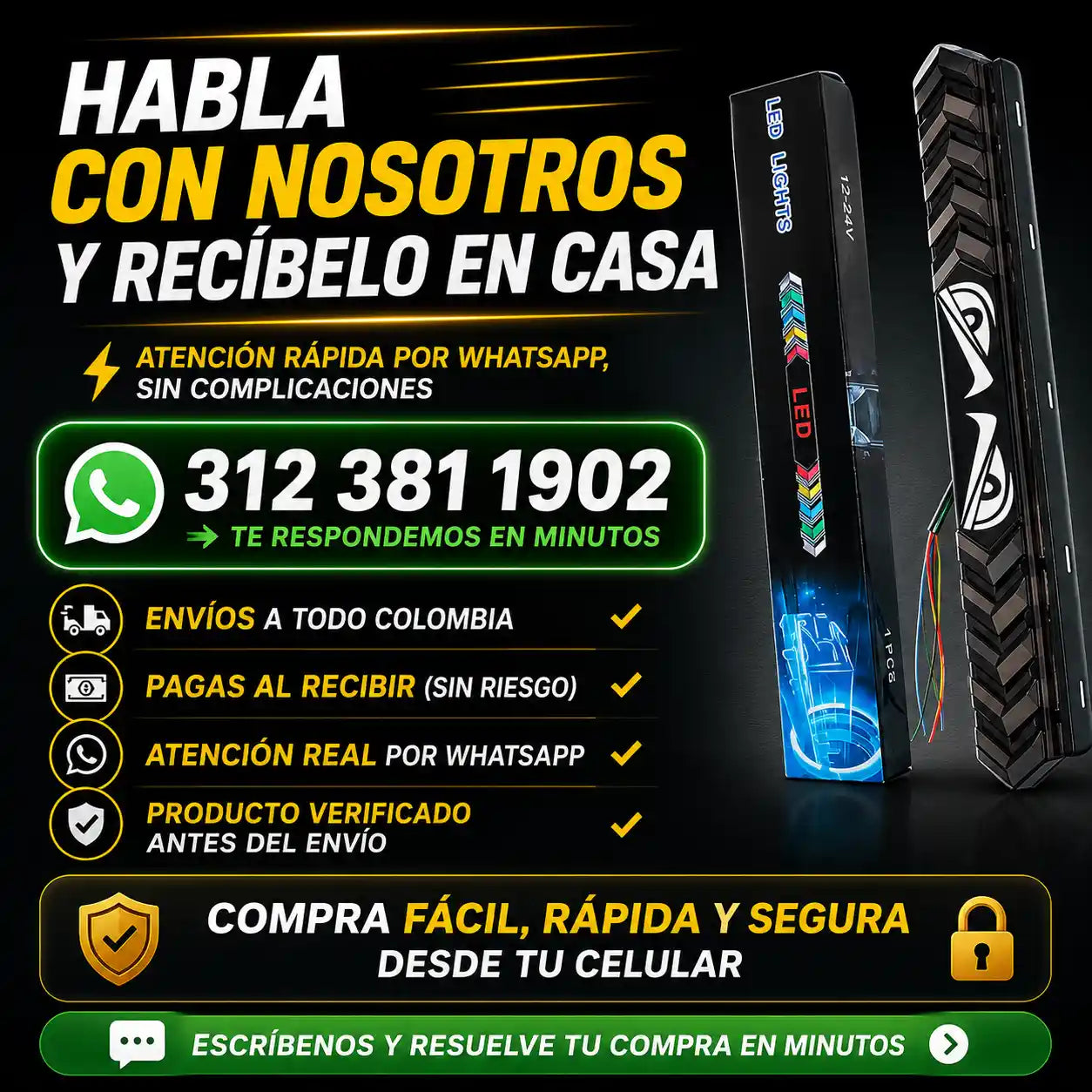 DIRECLED® Tercer Stop Camioneta Y Automoviles  60 CM
