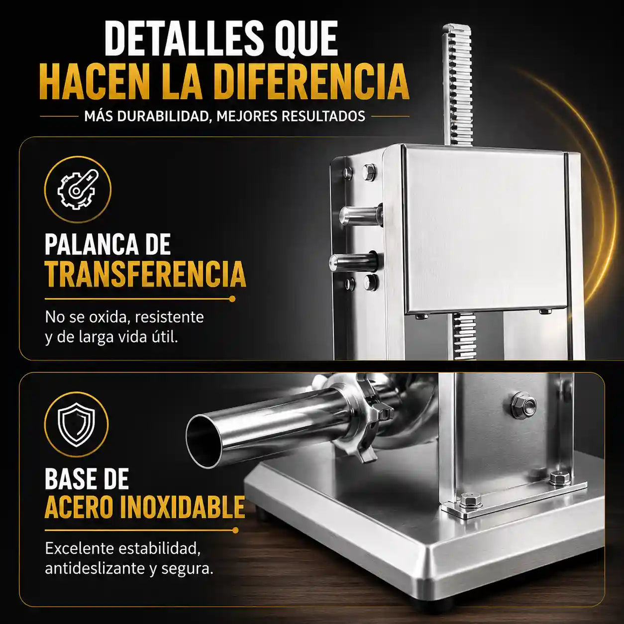 EMBUTIX® Embutidora Manual De 5l Acero Inox