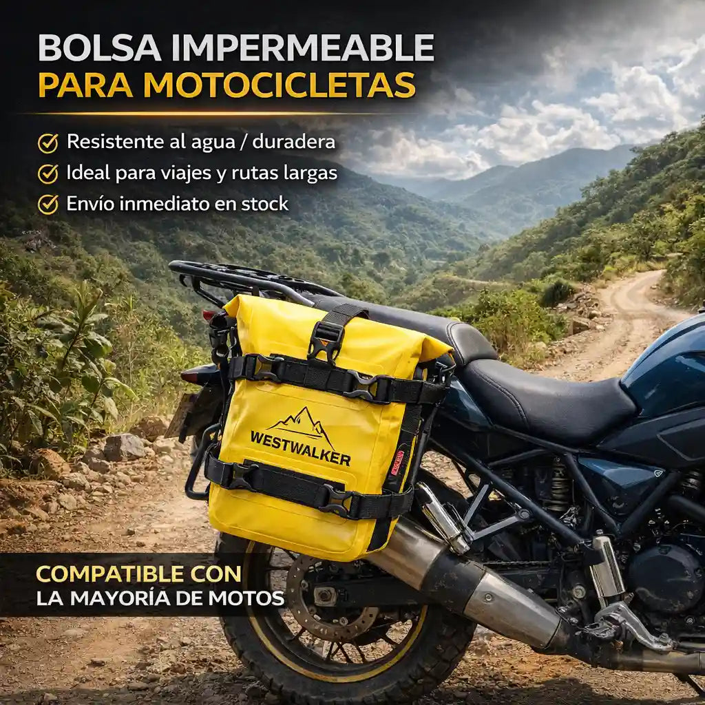 MotoBag® Bolsa Impermeable Para Moto 10LT