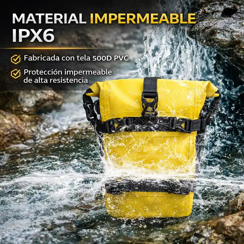 MotoBag® Bolsa Impermeable Para Moto 10LT