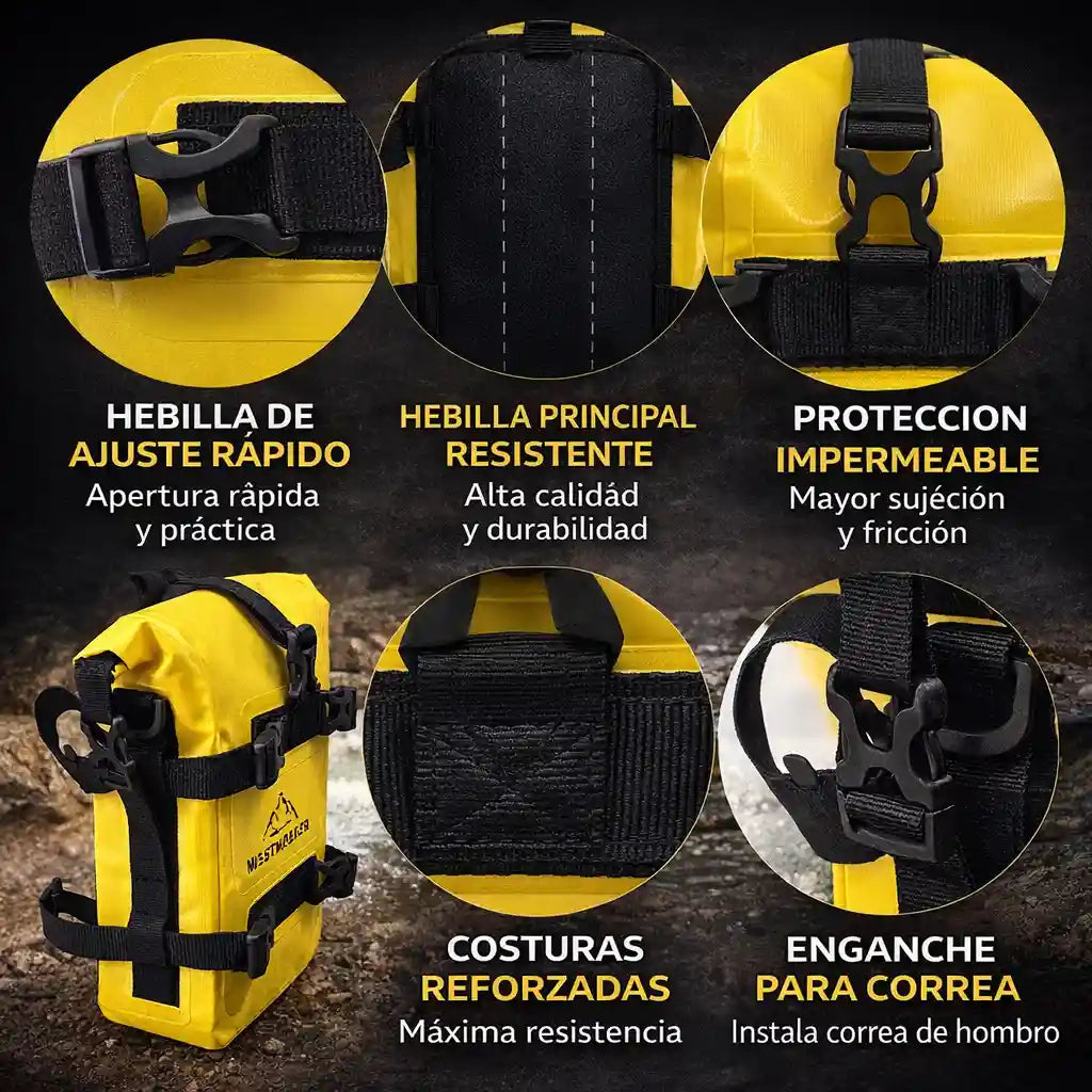 MotoBag® Bolsa Impermeable Para Moto 10LT