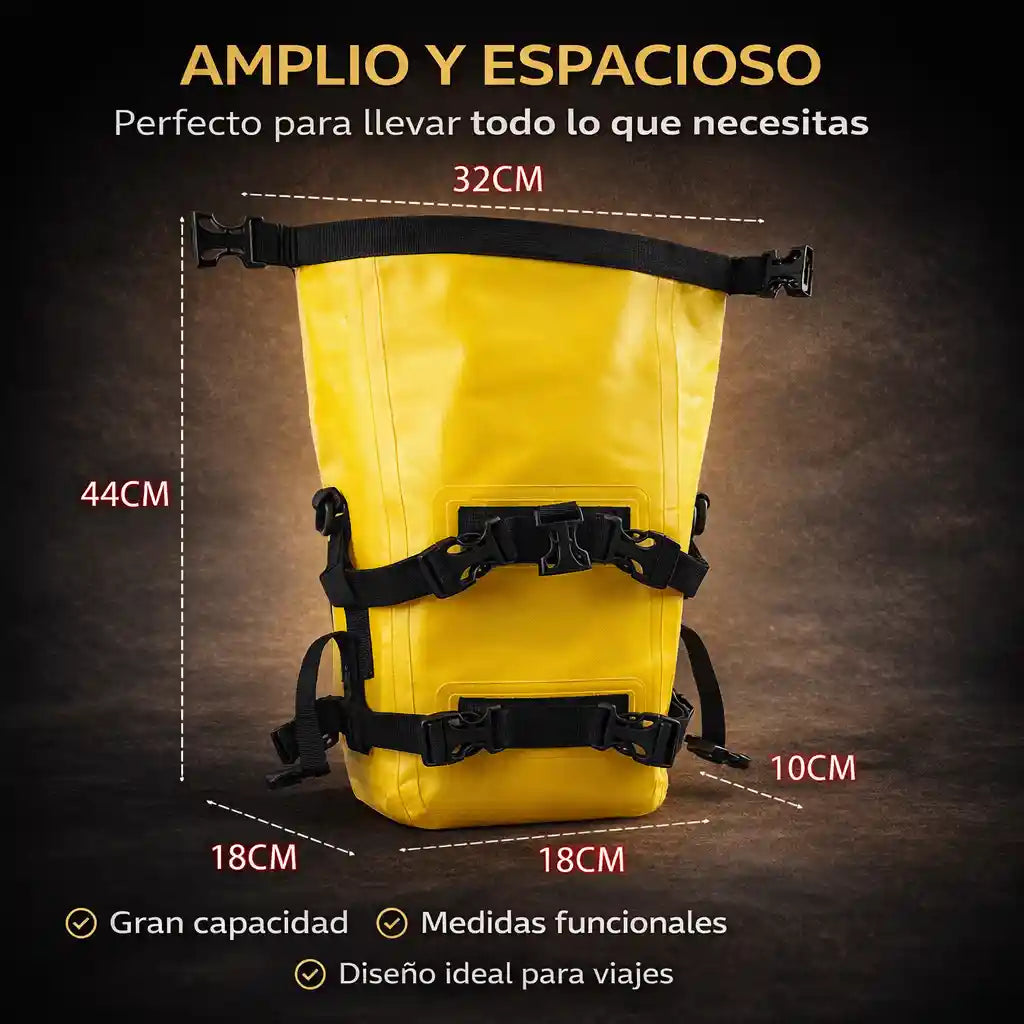 MotoBag® Bolsa Impermeable Para Moto 10LT