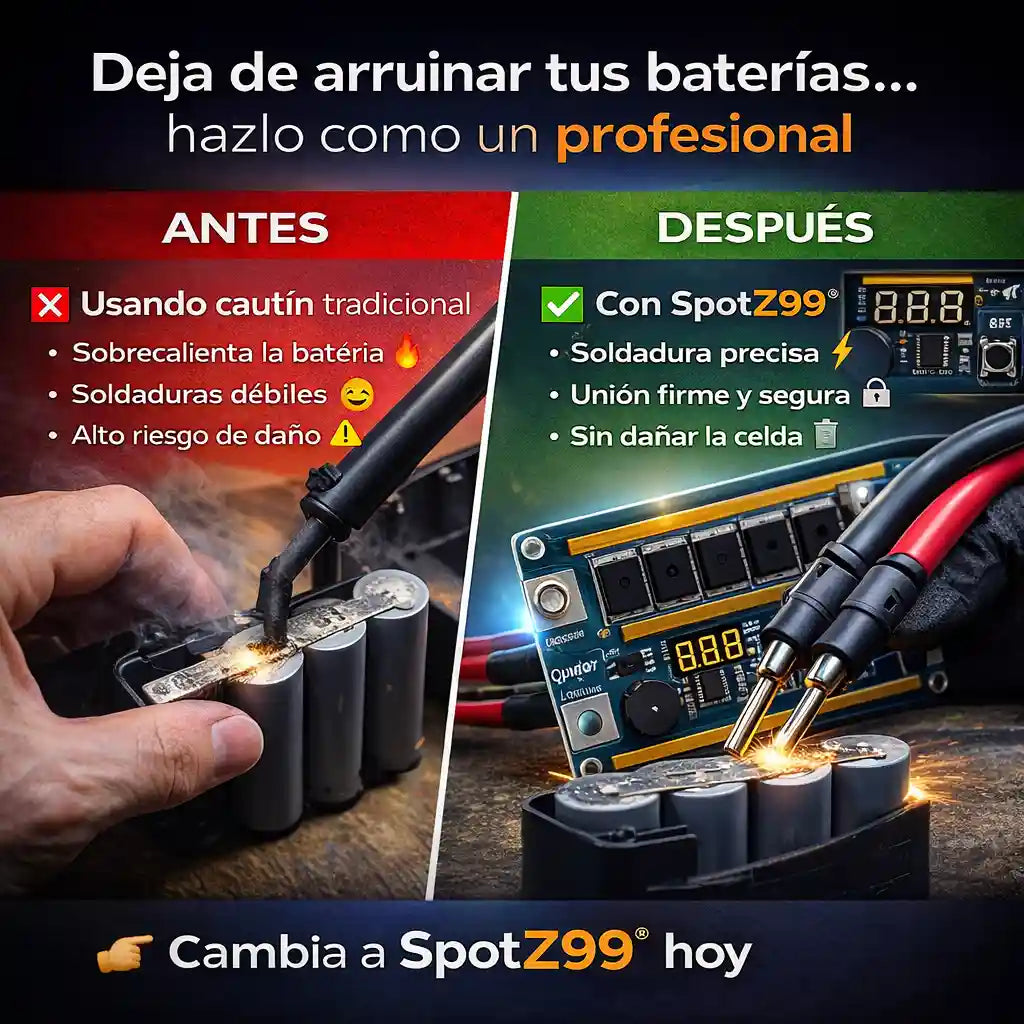 SpotZ99® Panel de control portátil para soldadura por puntos Z99 | Lápiz de soldadura incorporado