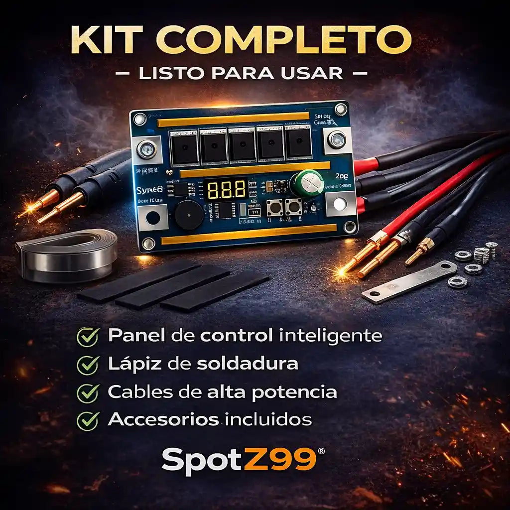 SpotZ99® Panel de control portátil para soldadura por puntos Z99 | Lápiz de soldadura incorporado