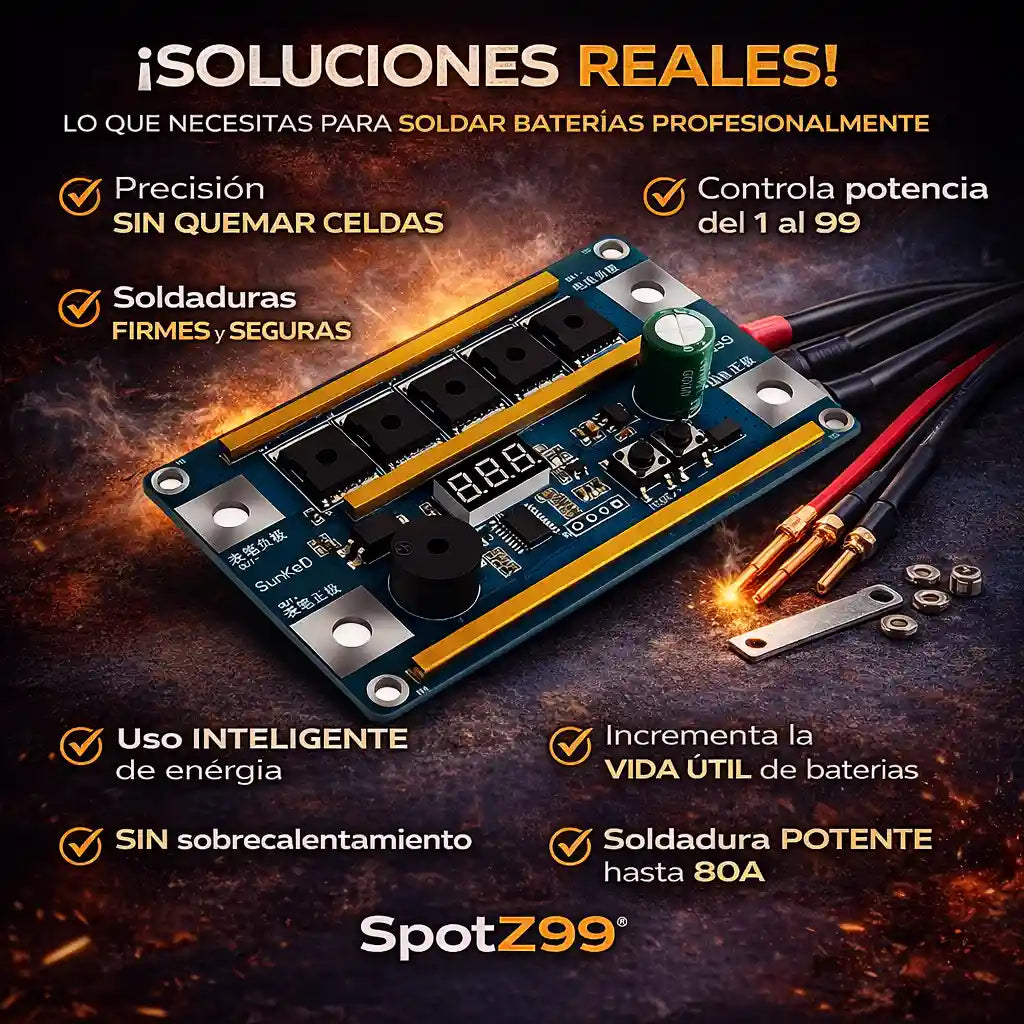 SpotZ99® Panel de control portátil para soldadura por puntos Z99 | Lápiz de soldadura incorporado