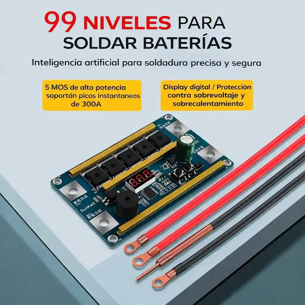 SpotZ99® Panel de control portátil para soldadura por puntos Z99 | Lápiz de soldadura incorporado