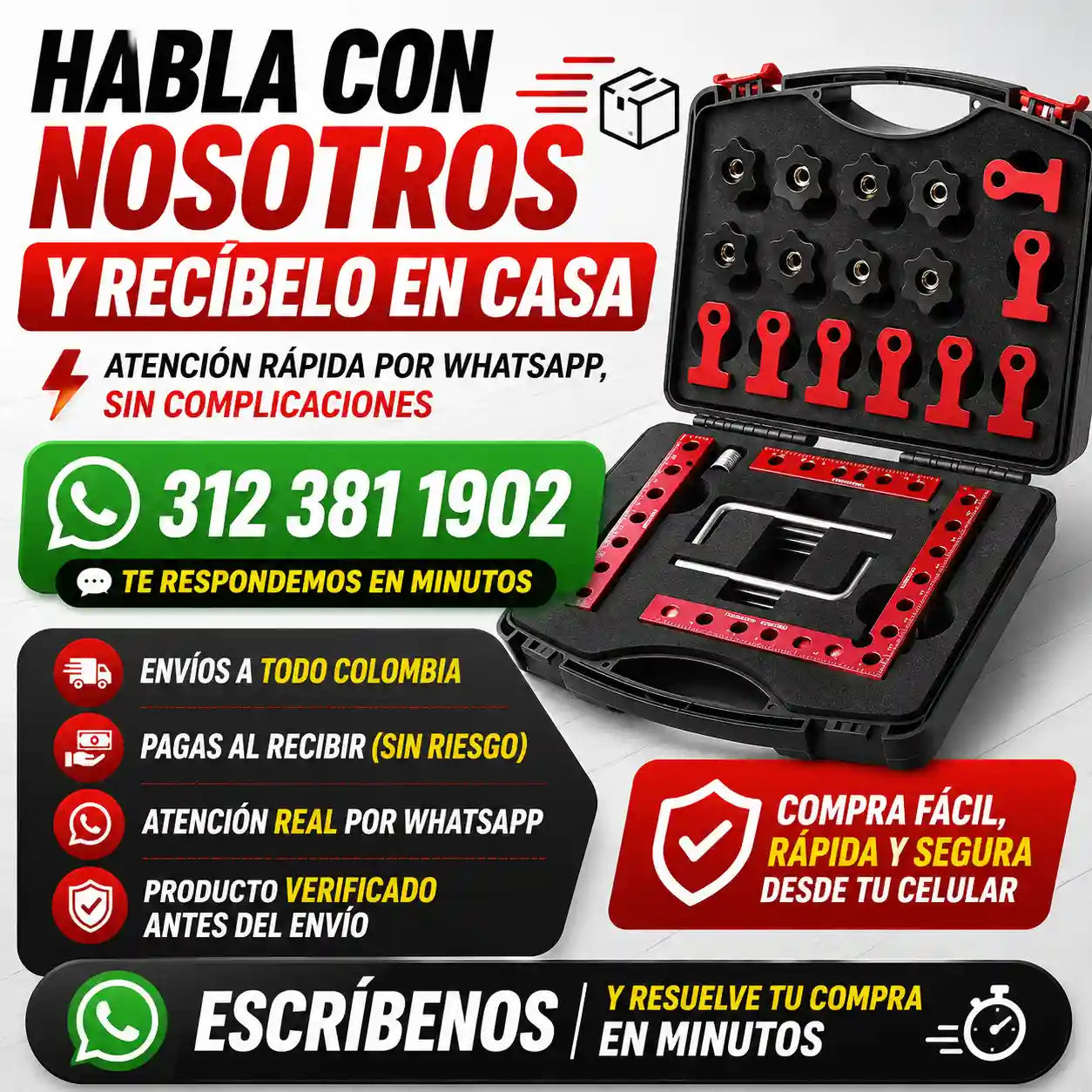 EscuadriX® Herramienta de Posicionamiento de Ángulo Recto