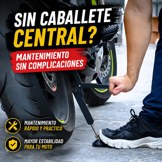 KOBRAUP® GATO CABALLETE PARA MOTOS EN ACERO CARBONADO