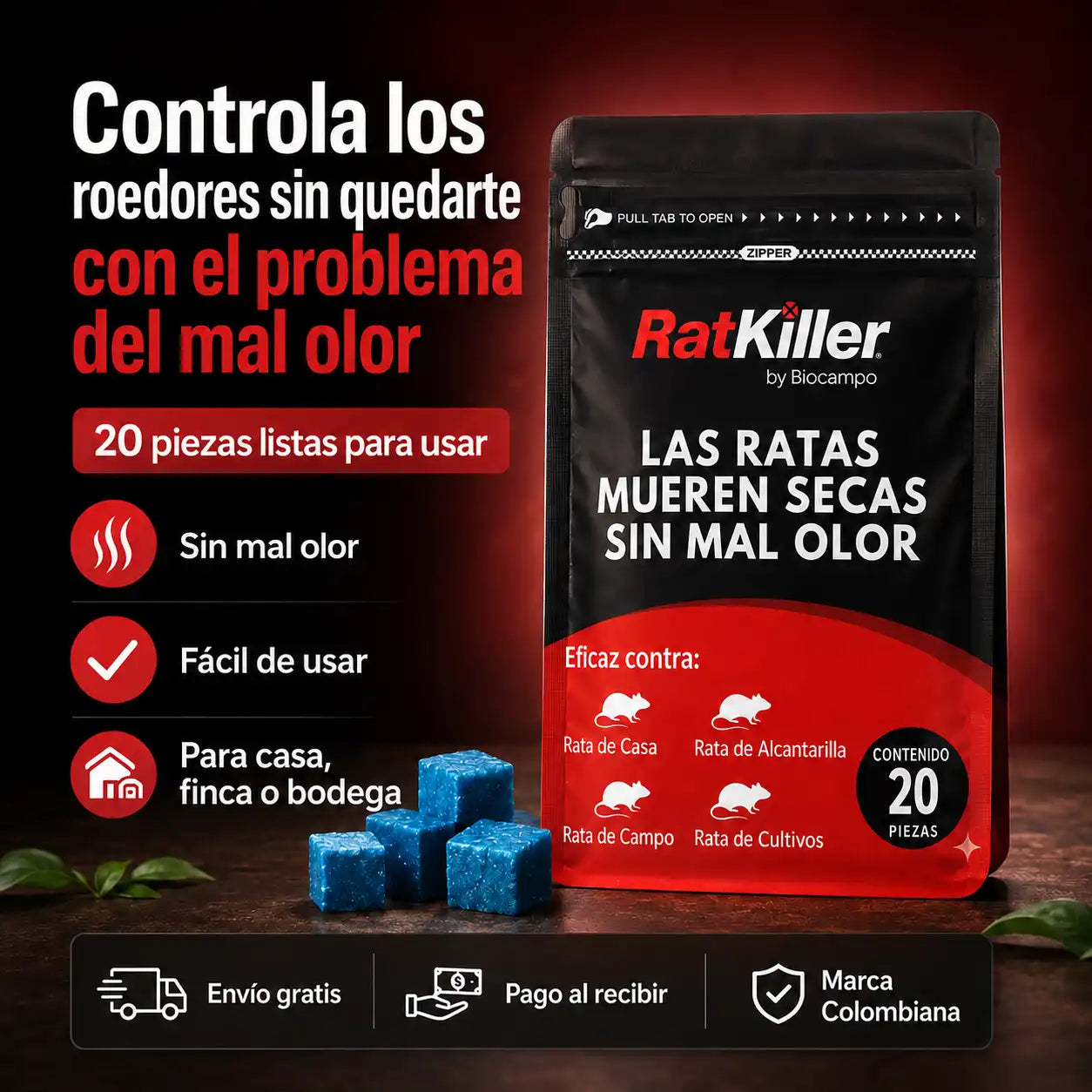 RatKiller® Cebo contra roedores
