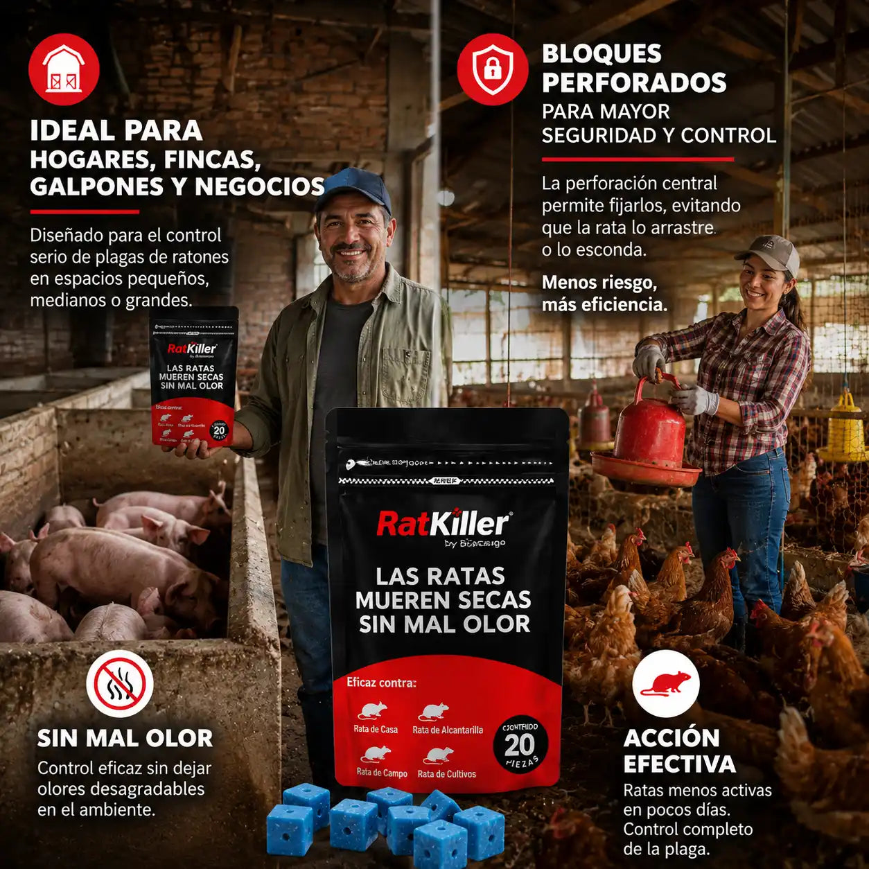 RatKiller® Cebo contra roedores