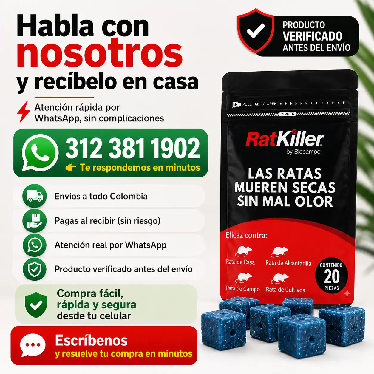 RatKiller® Cebo contra roedores